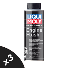 Liqui Moly 1657 Motorbike Engine Flush Cleaner Oil Additive 3x250ml