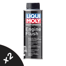 Liqui Moly 1657 Motorbike Engine Flush Cleaner Oil Additive 2x250ml