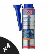 Liqui Moly MTX Carburetor Carb & Valve Cleaner Petrol Additive Treatment 4x300ml