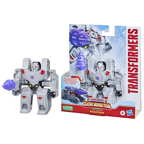 Transformers Transformers Classic Heroes Ομάδα Megatron Μεταλλασσόμενο Παιχνίδι, 4.5-ίντσες Φιγούρα 2