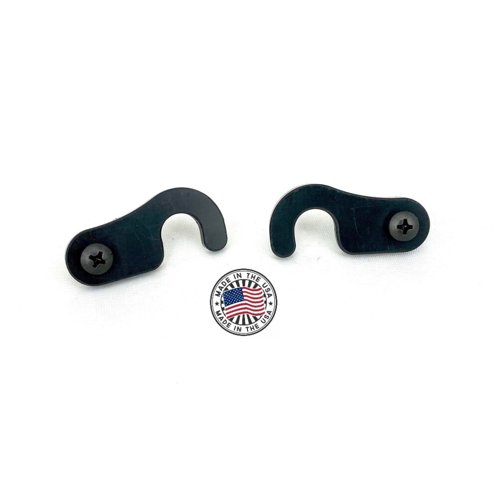 Taccom Sun Visor Clips (2) Compatible For Jeep 2018 And Newer Jk Jl 699618848830