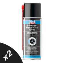 Liqui Moly Brake Anti-Squeal Spray Anti-Seize Grease Aerosol 2x400ml
