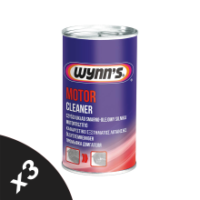WYNNS Engine Flush For Petrol and Diesel Cleans Engines Internally 3x425ml