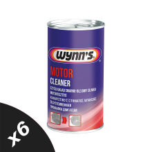 WYNNS Engine Flush For Petrol and Diesel Cleans Engines Internally 6x425ml