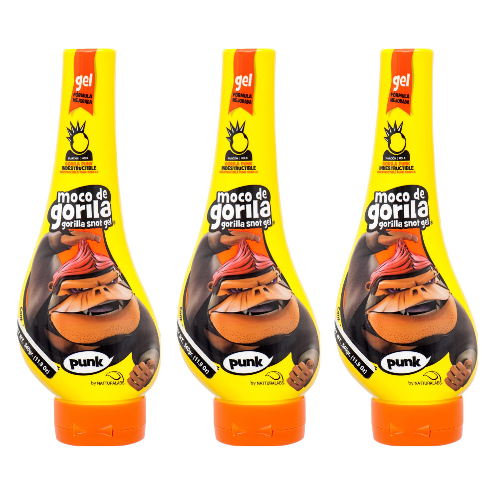 Moco De Gorilla Moco De Gorila Gorilla Snot Hair Gel Punk 11.99 Oz (340G) 3 Pack