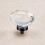 CLCTK 16 Pack Glass Cabinet Knobs and Pulls  Oval Crystal Knobs for Dresser Drawers  Matte Black Kitchen Cabinet Knobs Egg Shape 1