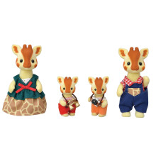 Britters de Calico Highbranch Giraffe Family Conjunto de 4 figuras de bonecas colecion   veis