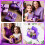 Plulon 60 ark halloween lilla silkepapir bulk 3
