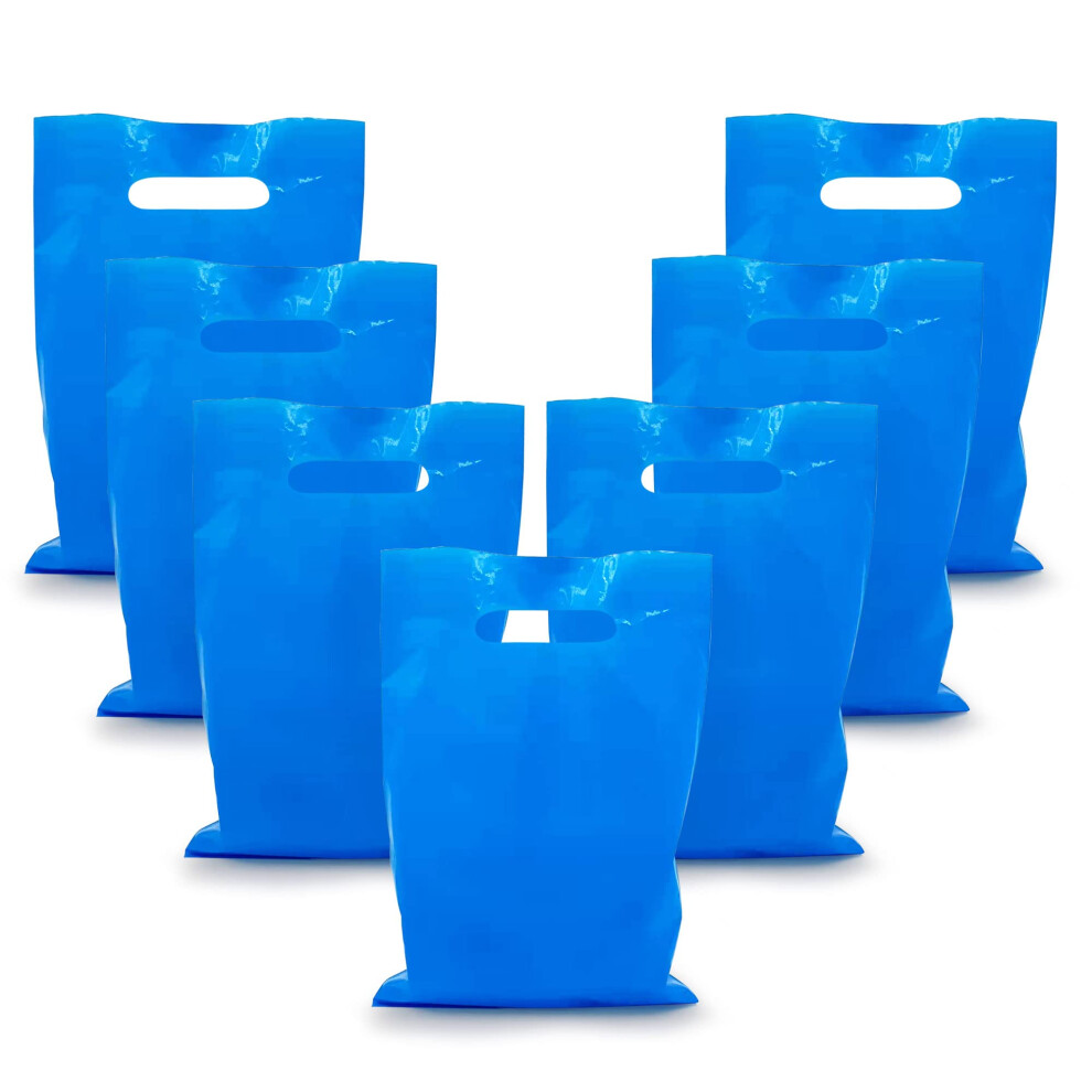Sacchetti Regalo In Plastica Blu, 40 Sacchetti Per Caramelle Fustellati In Plastica Sono Robusti E Durevoli Sacchetti Regalo In Plastica Assortiti Per Feste-image