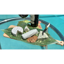 Pergamentpappersblad fr ost- och charkbrdor - Sisson Distribution Leaves (paket med 5) Large Tropical 20"""" x 7"""".