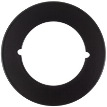 Doska na jazvy s vn   torn   m priemerom 2-1/8"""" a vonkaj      m priemerom 3-1/2"""" v matnej ciernej farbe od Stone Harbor Hardware.