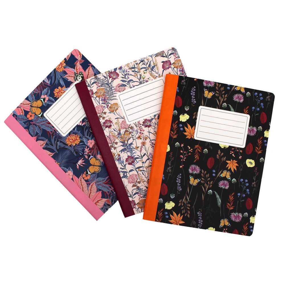 Pukka Pad  Composition Notebooks - 3 Pack of Journals Featuring 140 Pa-image-OPC-PFKZSY2-NEW