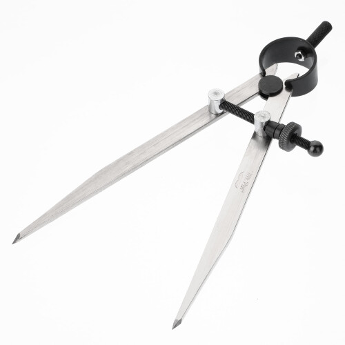 Mr. Pen- Adjustable Divider Leather Compass  8 Inch  Lockable Metal Co