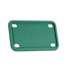 Rightcar Solutions Motor siliconen kentekenplaatframe | Het originele premium siliconen fietsplaatframe | Roestbestendige rammelaarbestendige weerbes