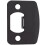 Placa de Fecho Redonda Completa 1/4", 2-1/4 Polegadas, 1-5/8" Centro a Centro, Preto Fosco por Stone Harbor Hardware 1