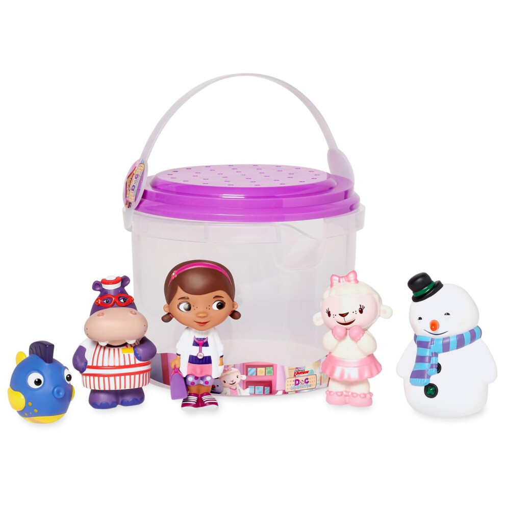 Disney Store Official Bath Set Doc McStuffins  Kids Bath Accessories with Beloved Disney Characters  Colorful and Fun Bath T