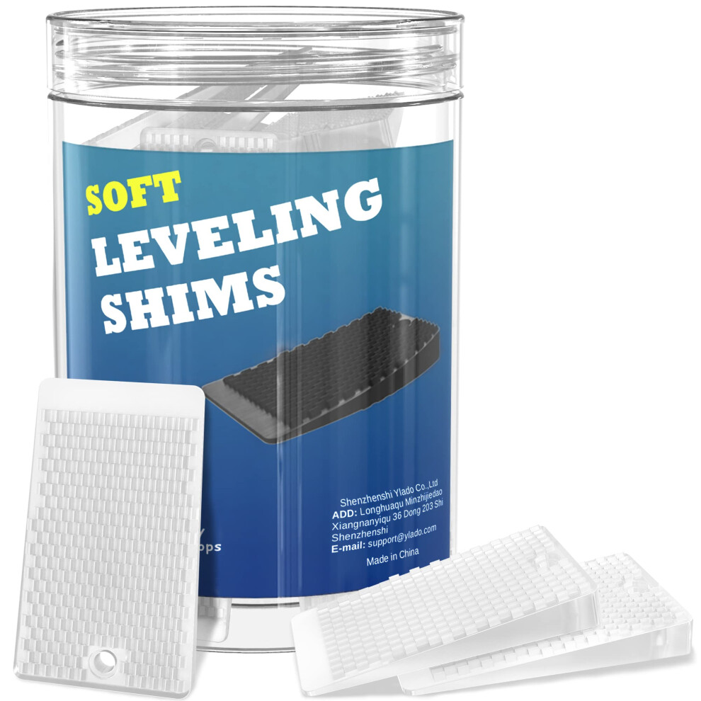 Furniture Levelers 32 Pieces Jar Clear Table Shim Premium Restaurant 630128781026