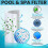 Poolzilla 12-Pack Filtro Substituto Tipo A ou C, Compatível com Intex 29000E/59900E 3