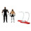 Mattel Mattel Jeff Hardy vs AJ Styles Championship Showdown de 2 polegadas Figuras de a      o de 6 polegadas Smackdown Battle Pack por idades de 6 anos e a 5