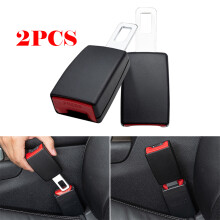 2pcs Car Seat Belt Extension Universal Safety Buckle Clip Cars Vehicle