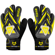 WVVOU Guanti da Portiere per Bambini, Guanti da Calcio con Doppia Protezione, Antiscivolo, Super Grip