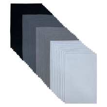 Bl?d filtplader 14 mm tyk h?ndv?rk filt 8x12 Felt stoffartspakke 4 farver 40 stykker farve filt til h?ndv?rk DIY -projekt (Black White Series)