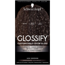 Schwarzkopf Glossify Konfigurowalny kolor Połysk Popielaty Brąz