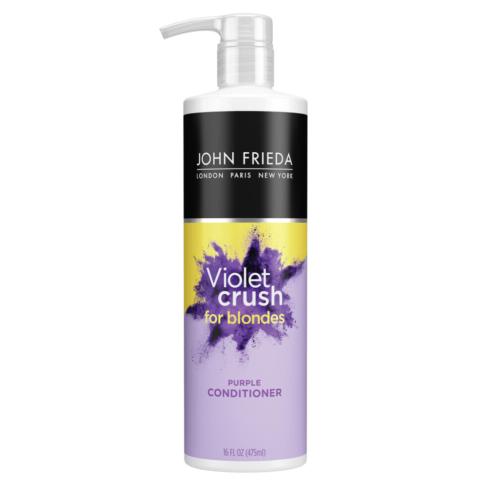 John Frieda Violet Crush Purple Conditioner for Blonde Hair  16 Fl Oz