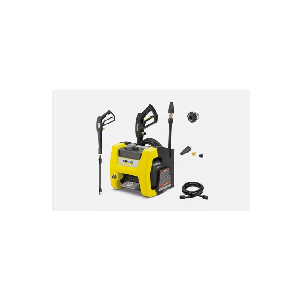 Karcher GI131 Karcher K1700 Cube Electric Pressure Washer, Max 2125 PSI, 1.2 GPM