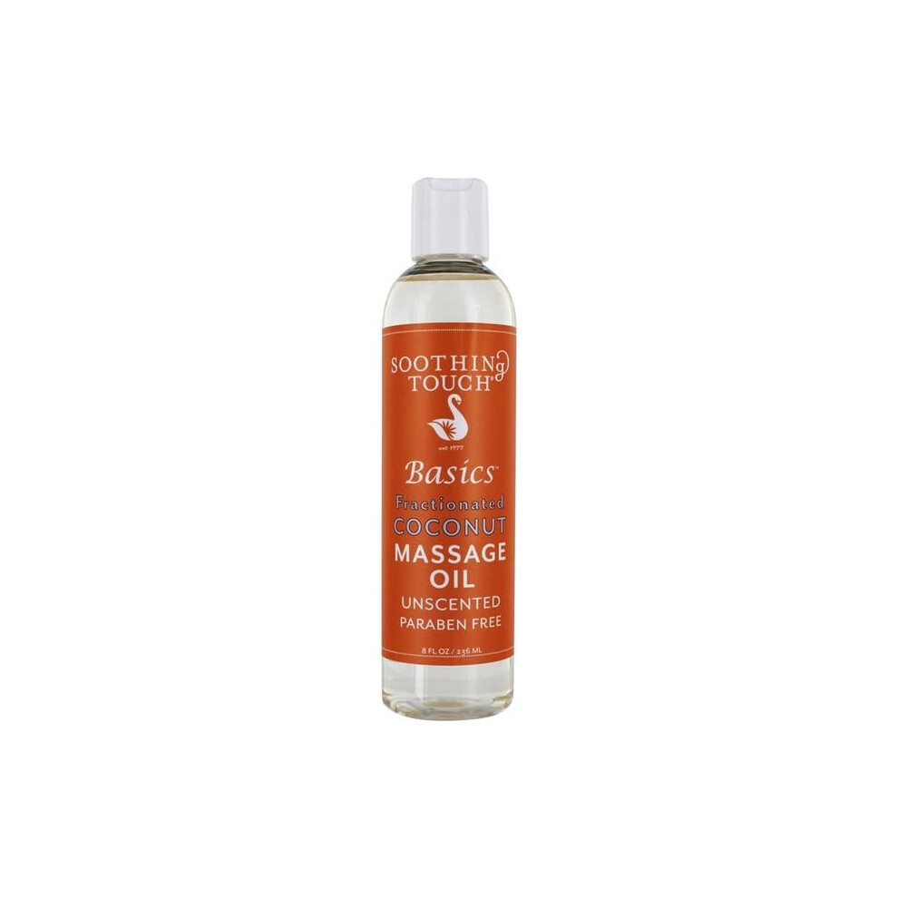 Soothing Touch 199445 8 Oz Fractionated Coconut Massage Oil