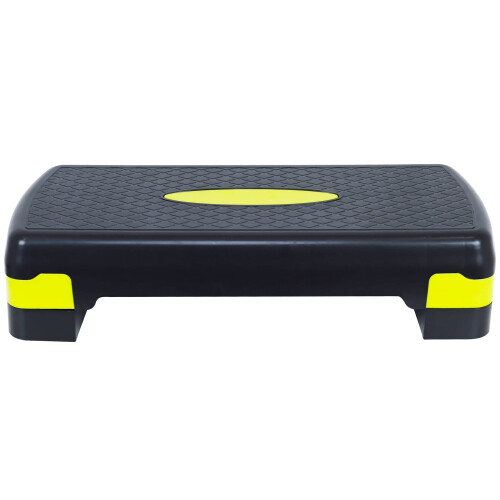 Fitvids Adjustable Workout Aerobic Stepper Step Platform Trainer  27-Inch  Black/Lemon 1