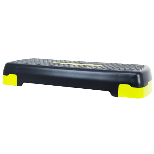 Fitvids Adjustable Workout Aerobic Stepper Step Platform Trainer  27-Inch  Black/Lemon 2