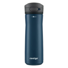 Contigo Jackson Chill 20 VacuumInsulated Stainless Steel Water Bottle with Secure Lid LeakProof Travel Friendly 20oz Capac