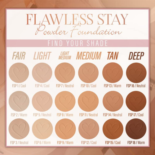 base em pó flawless stay fsp 2.0 1