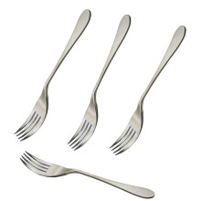 Garfo de Salada Knork Lite, Aço Inoxidável, Fosco, Conjunto de 4 Peças