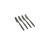 Cambridge Black Satin Satin Solutters Set de 4 0 1