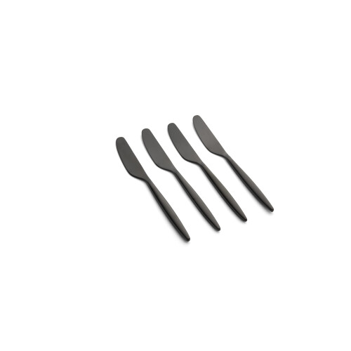 Cambridge Black Satin Satin Solutters Set de 4 0
