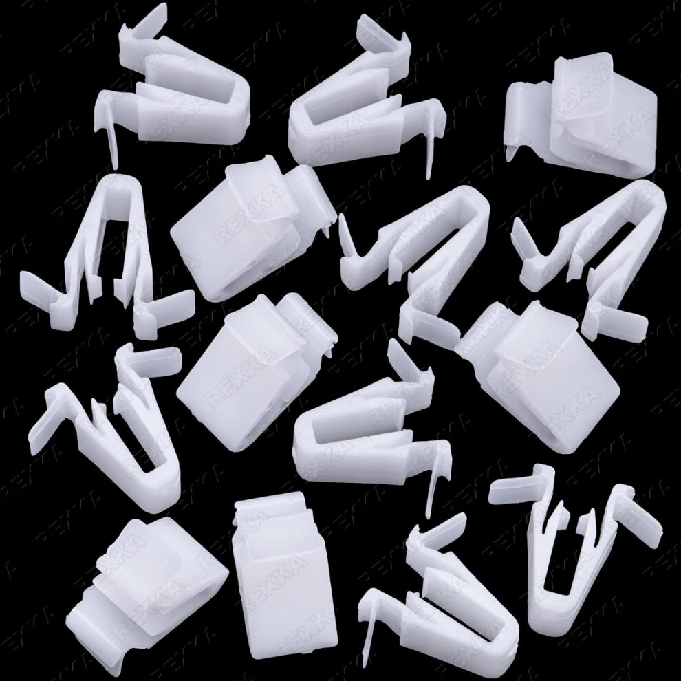 Rexka 15Pcs Door Garnish Moulding Retainer Clip Compatible With Toyota