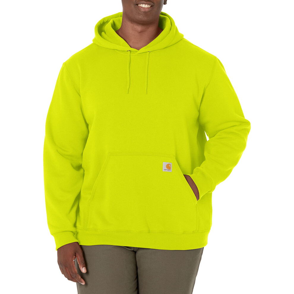 Carhartt Mens Loose Fit Midweight Hoodie Sweatshirt  Brite Lime  X-Small US