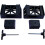 POWERTEC 71026V Plastic Sawhorse Brackets for Use with 2x4 Lumber | Ki 3