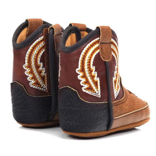 ARIAT Unisex Βρεφικά Μποτάκια Lil Stompers, Ταμπά/Καφέ (Evan), 3 2