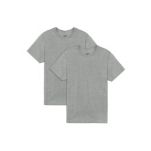 P   nske trick    Fruit of the Loom Eversoft Cotton (S-4XL) Crew     2 ks     sivo-heatherov   , velkost XXL