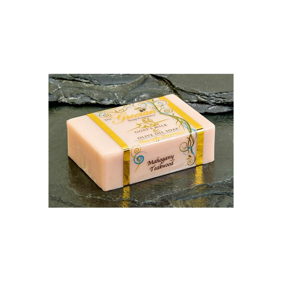 Grecian Soap The Gms-24 The Best Goat Milk Soap With Olive Oil - Mahogany Teakwood