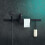 Hansgrohe hansgrohe WallStoris Μοντέρνα Βάση Χειρολαβής Ντους Ματ Μαύρη, 27917670 2