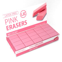 Pink viskel?der viskel?dere til b?rn gummi viskel?der 60 t?ller viskel?der bulk til skoleartikler kunst og kontor brug