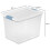 Sterilite 18-Pack Stackable Storage Bin with Lid  Clear Plastic Design  25 Quart 2