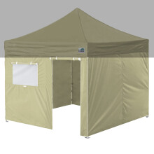 Eurmax USA Paredes com Zíper para Tenda de 10 x 10 com Janela e Porta em Rede