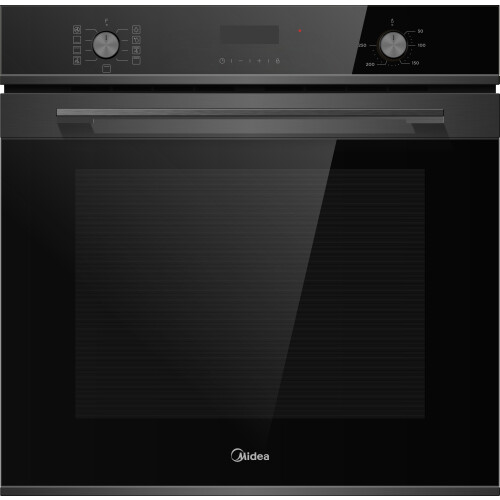 Midea Built In Electric Single Oven - Black - A Rated