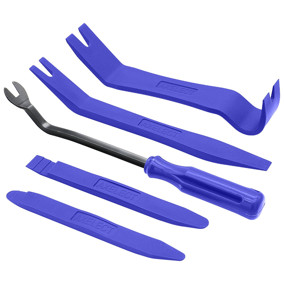Kit d'outils de d   montage de garniture AXELECT, lot de 5, kit d'outils de levier en plastique anti-rayures