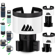 Integrale ultieme expander autobekerhouder - verstelbare basis - expander en organizer voor voertuigen - compatibel met koffiemok Yeti 14/24/36/46oz